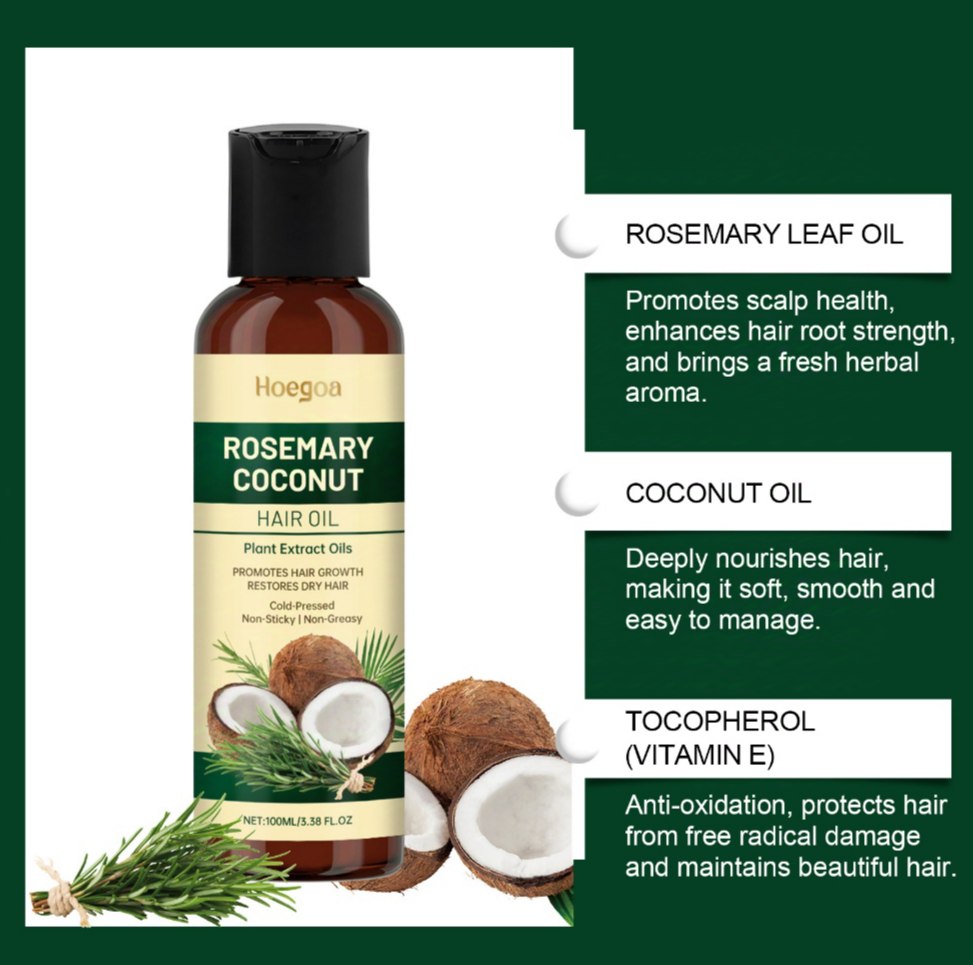 Hoegoa Rosemary Coconut Hair Oil